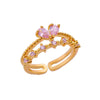 Y2K Zircon Pinky Ring