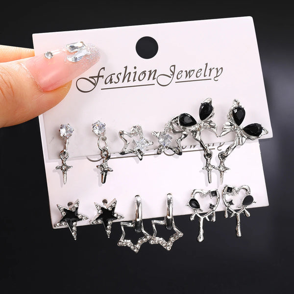 Y2K Butterfly Earring Set