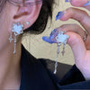 Y2K Pink Heart Earrings