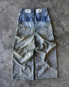 Y2K Punk Ripped Wide Pants