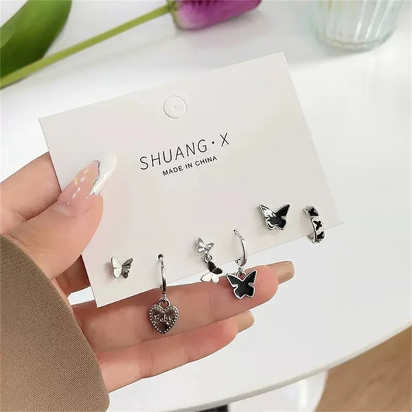 Y2K Butterfly Earring Set