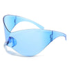 Y2K Futuristic Shield Sunglasses