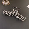 Y2K Silver Star Hair Claw