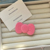 Y2K Pink Bow Hair Clips
