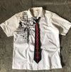 Y2K Gothic Printed Polo Shirt