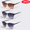 Y2K Retro Rectangle Shades