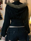 Y2K Casual Chic Fur Jacket