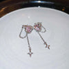Pink Y2K Crystal Earrings