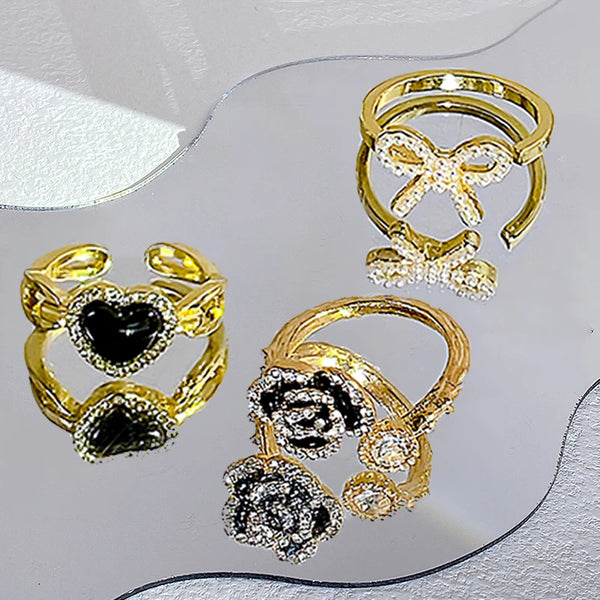 Y2K Kpop Rings Set