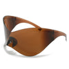 Y2K Futuristic Shield Sunglasses