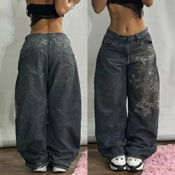 Y2K Punk Retro Baggy Jeans