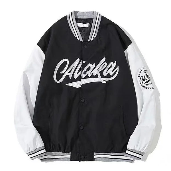 Y2K Embroidered Baseball Jacket