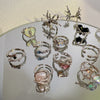 Y2K Crystal Rings
