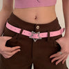 Y2K Pink Star Corset Belt