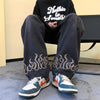 Y2KFlame Printed Jeans