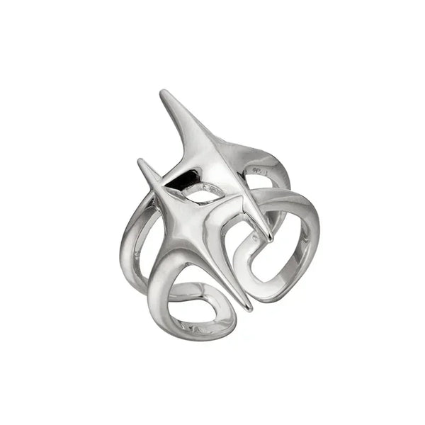 Y2K Copper Stars Ring