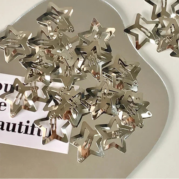 Y2K Metal Snap Hairpins