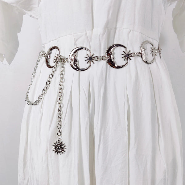 Y2K Tassel Chain Waist Belt