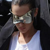 Y2K Futuristic Shield Sunglasses