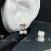 Y2K Bow Heart Ear Cuff