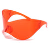 Y2K Futuristic Shield Sunglasses