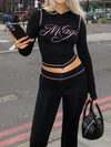 Slim Fit Y2K Hoodie
