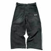 Y2k Striped Black Jeans