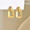 Y2K Geometric Stud Earrings
