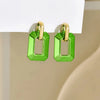 Y2K Geometric Stud Earrings
