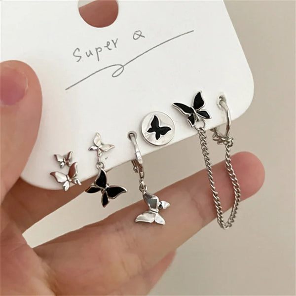 Y2K Butterfly Earring Set