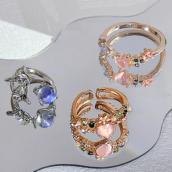 Y2K Kpop Rings Set
