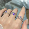 Y2K Kpop Geometry Jewelry