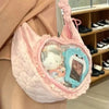 Y2K Heart Pleated Bag