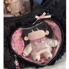 Y2K Heart Pleated Bag