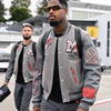 Y2K Embroidered Bomber Jacket