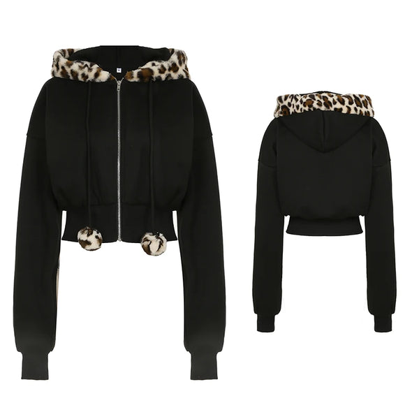 Y2K Casual Chic Fur Jacket