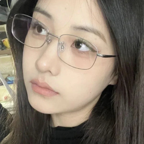 Y2K Square Frame Glasses