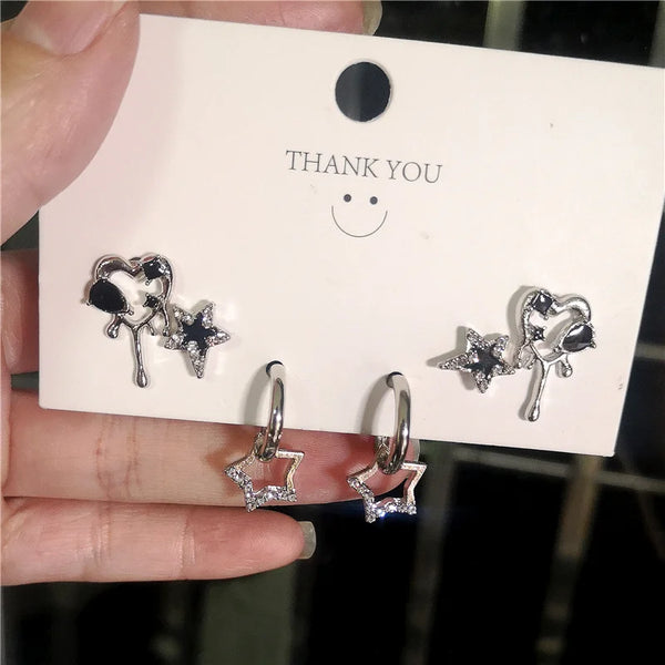 Y2K Butterfly Earring Set