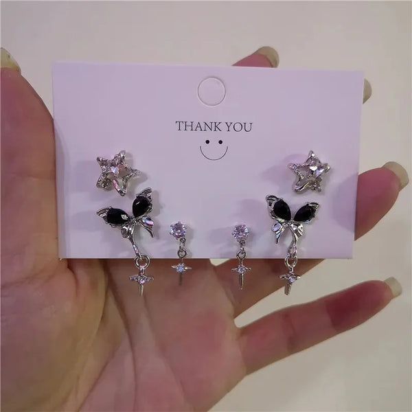 Y2K Butterfly Earring Set