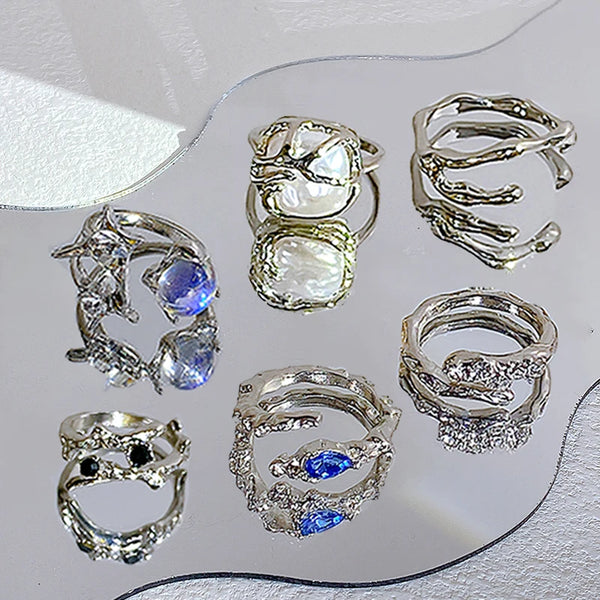Y2K Kpop Rings Set