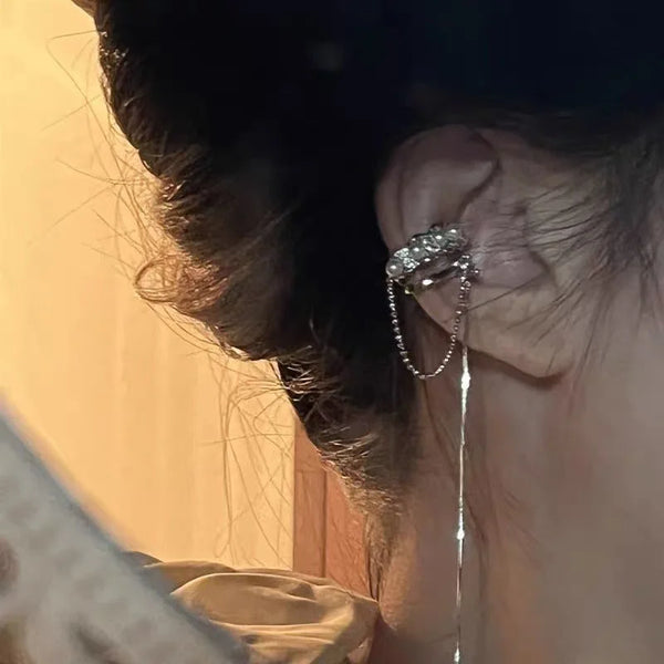 Y2K Butterfly Tassel EarClips