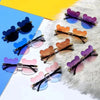 Y2K Bear Rimless Shades