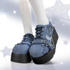 Y2K Chunky Chain Ankle Boots