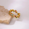 Y2K Zircon Pinky Ring