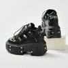Y2K Black Punk Heel Boots