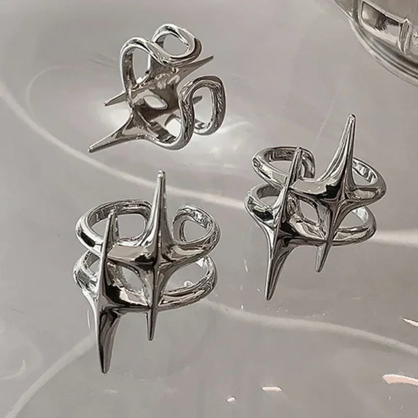 Y2K Copper Stars Ring