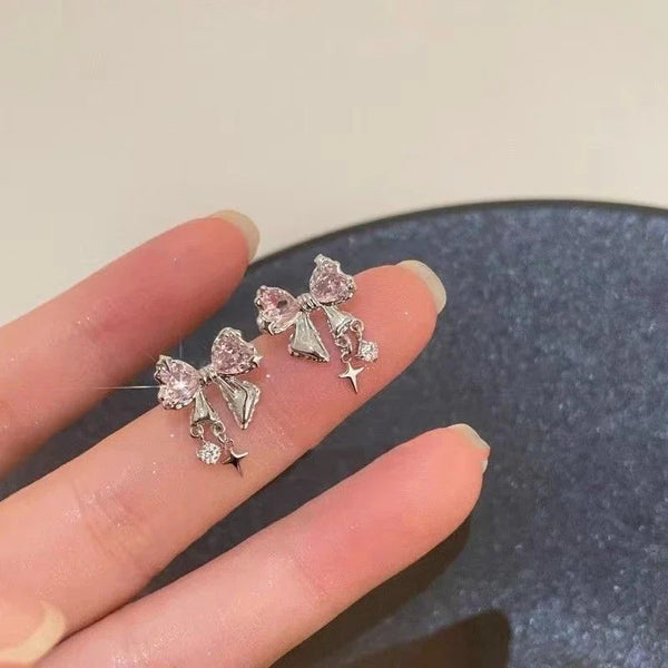 Y2K Bowknot Stud Earrings
