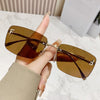 Y2K Luxury Rimless Glasses