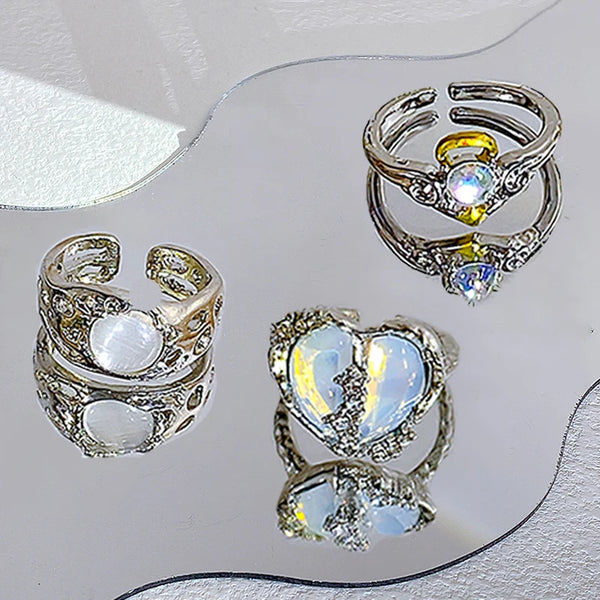 Y2K Kpop Rings Set