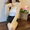 Y2K Crochet Knit Crop Top